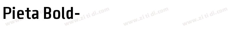 Pieta Bold字体转换